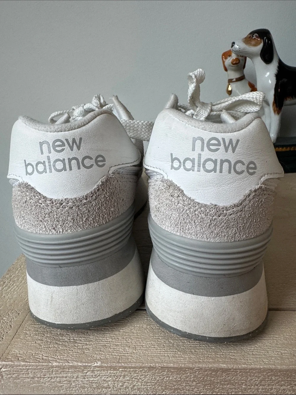 New Balance Women's Platform Sneaker 574 +